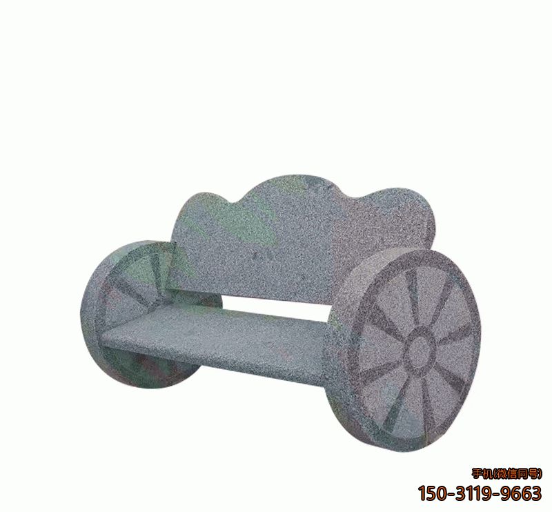 大理石長椅_園林公園創意長椅景觀雕塑