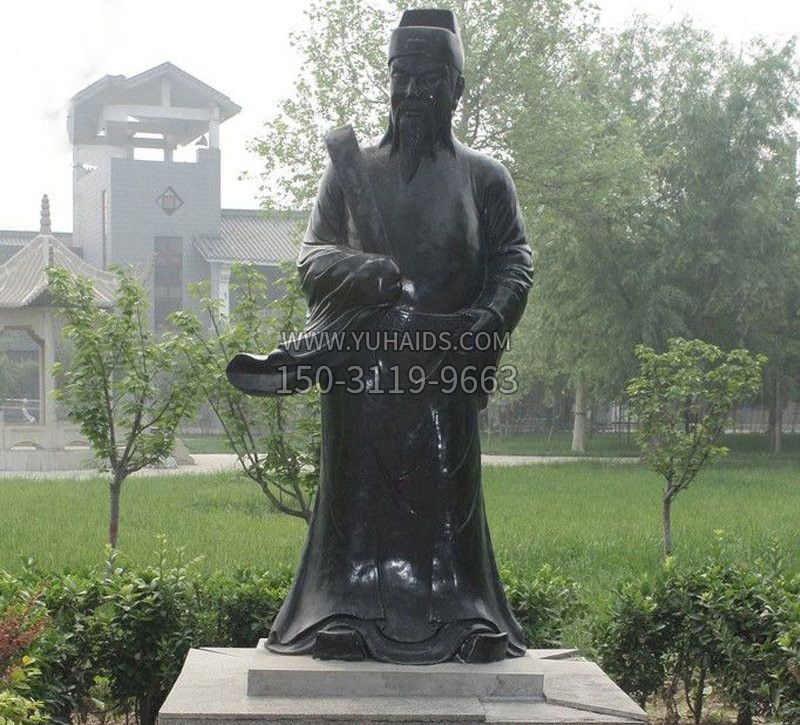 銅雕八仙曹國舅 銅雕八仙曹國舅