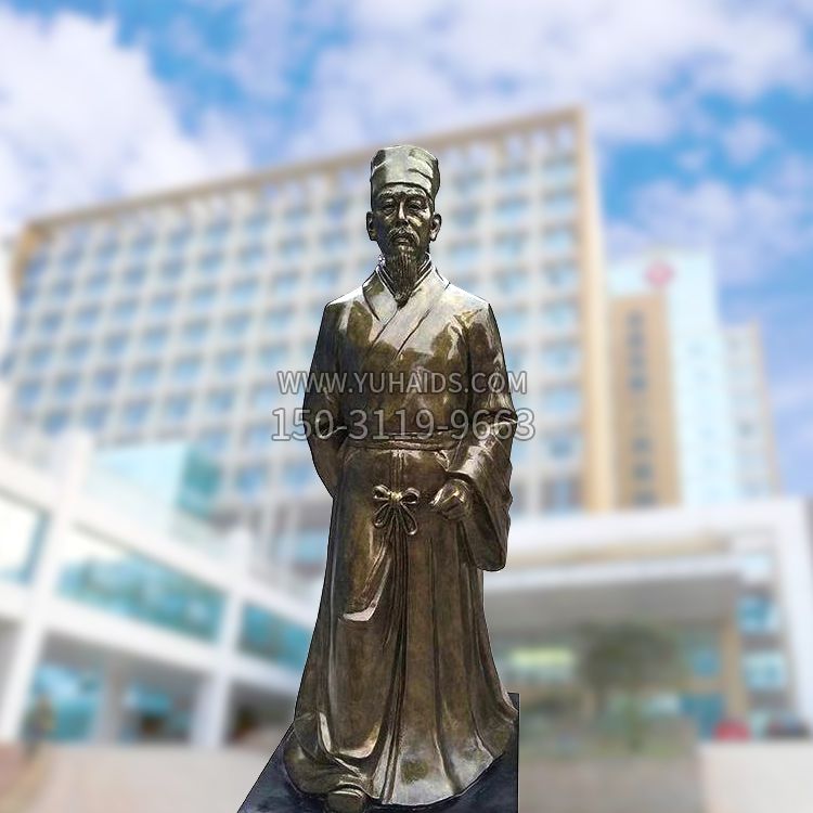 李時珍仿銅雕塑-醫院醫學院歷史名人古代著名人物雕像 李時珍仿銅雕塑-醫院醫學院歷史名人古代著名人物雕像