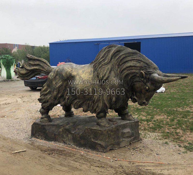 雕塑雕塑 銅雕奔牛<a href=
