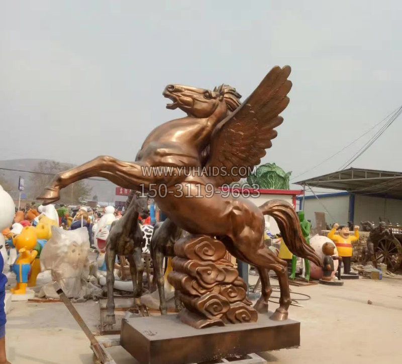 祥云飛馬銅雕 祥云飛馬銅雕