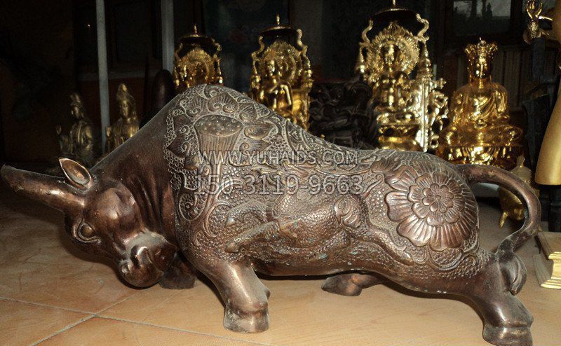 園林拓荒牛景觀銅雕 園林拓荒牛景觀銅雕