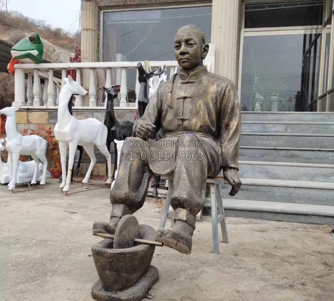 中醫古代人物銅雕 中醫古代人物銅雕