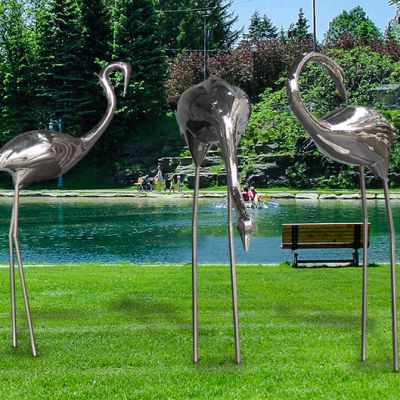庭院景觀不銹鋼白鶴的作用是啥?