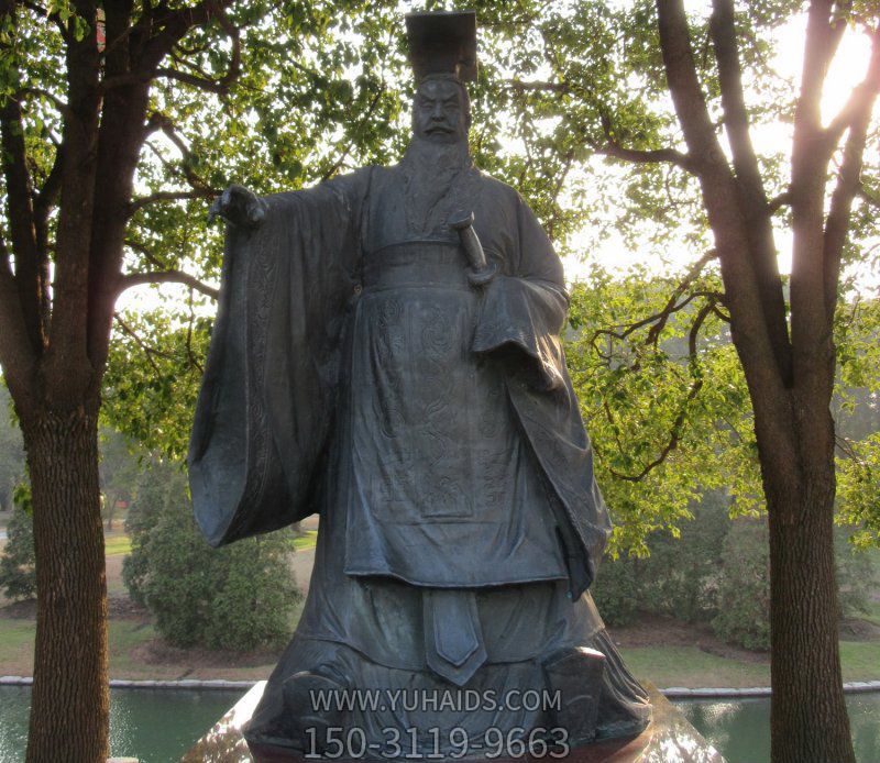 雕塑雕塑 園林景觀漢高祖皇帝劉邦青銅<a href=