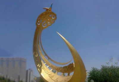 戶(hù)外廣場(chǎng)不銹鋼放飛的鳳凰雕塑