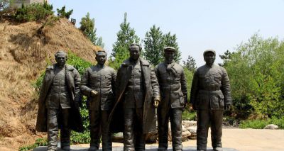 戶外銅雕偉人們與毛澤雕塑