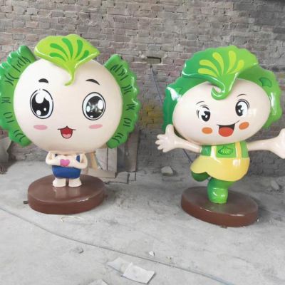 幼兒園擺放玻璃鋼卡通主題人物宣傳公仔