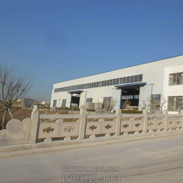 河道拱橋裝飾大理石雕刻防護欄桿雕塑