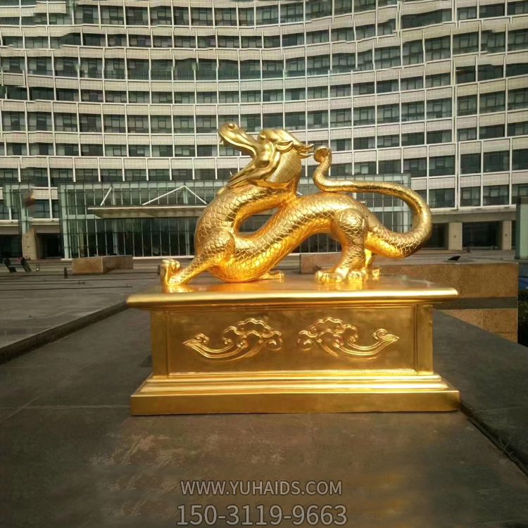 雕塑雕塑 企業(yè)創(chuàng)意神獸純銅打造龍<a href=