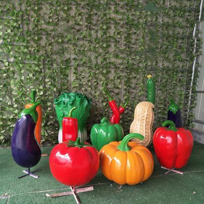 農(nóng)場(chǎng)戶(hù)外公園玻璃鋼仿真蔬菜景觀雕塑