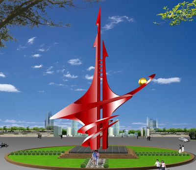 草坪創意大型戶外裝飾品飛躍雕塑