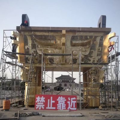 寺廟景區景點大型四方鼎