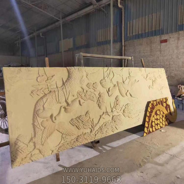 不銹鋼浮雕大型庭院室內(nèi)壁畫(huà)雕塑