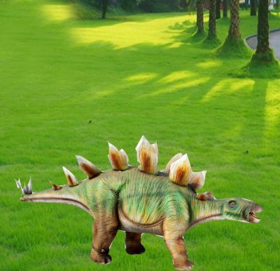 景區(qū)草坪玻璃鋼大型仿真動物恐龍雕塑