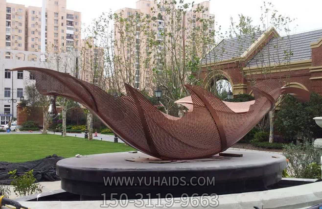 戶(hù)外廣場(chǎng)大型不銹鋼景觀雕塑