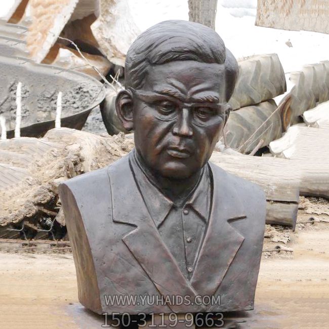 鑄銅頭像雕塑著名數學家華羅庚雕塑 鑄銅頭像雕塑著名數學家華羅庚雕塑