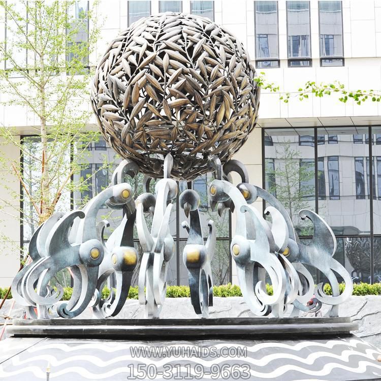 戶外廣場大型不銹鋼創意園林景觀擺件雕塑