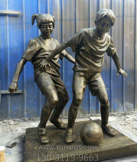 校園玻璃鋼打籃球兒童人物像體育場(chǎng)運(yùn)動(dòng)主題雕塑