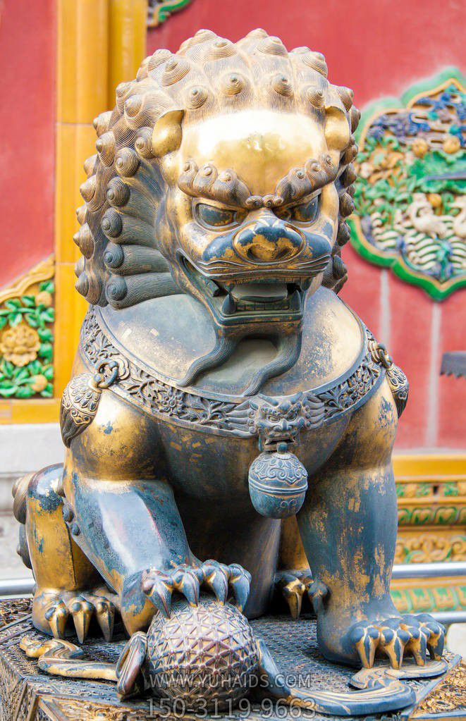 別墅小區家用大理石石雕獅子雕塑