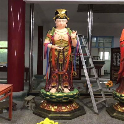 景區大型戶外景觀玻璃鋼三圣雕塑