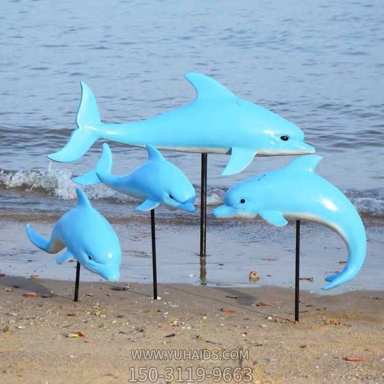 海洋館擺放玻璃鋼海洋動物雕塑擺件