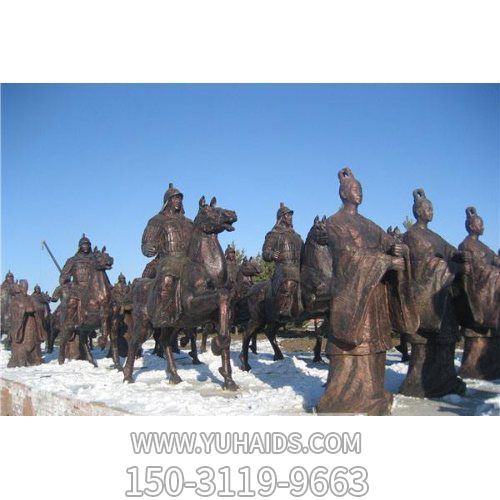 廣場景區景點銅雕將軍戰士景觀雕塑