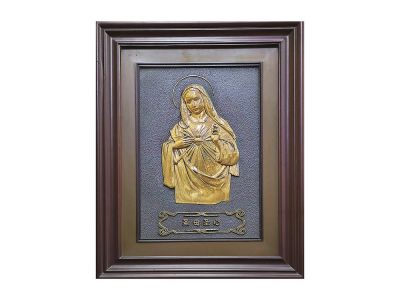 圣母銅浮雕