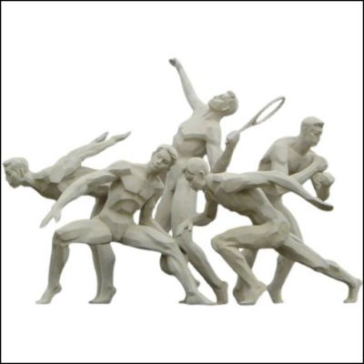 體育館創意運動競技人物景觀