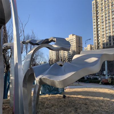 不銹鋼創意戶外公園景觀雕塑