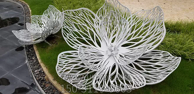 戶外廣場不銹鋼鐵藝盛開的蓮花雕塑 戶外廣場不銹鋼鐵藝盛開的蓮花雕塑