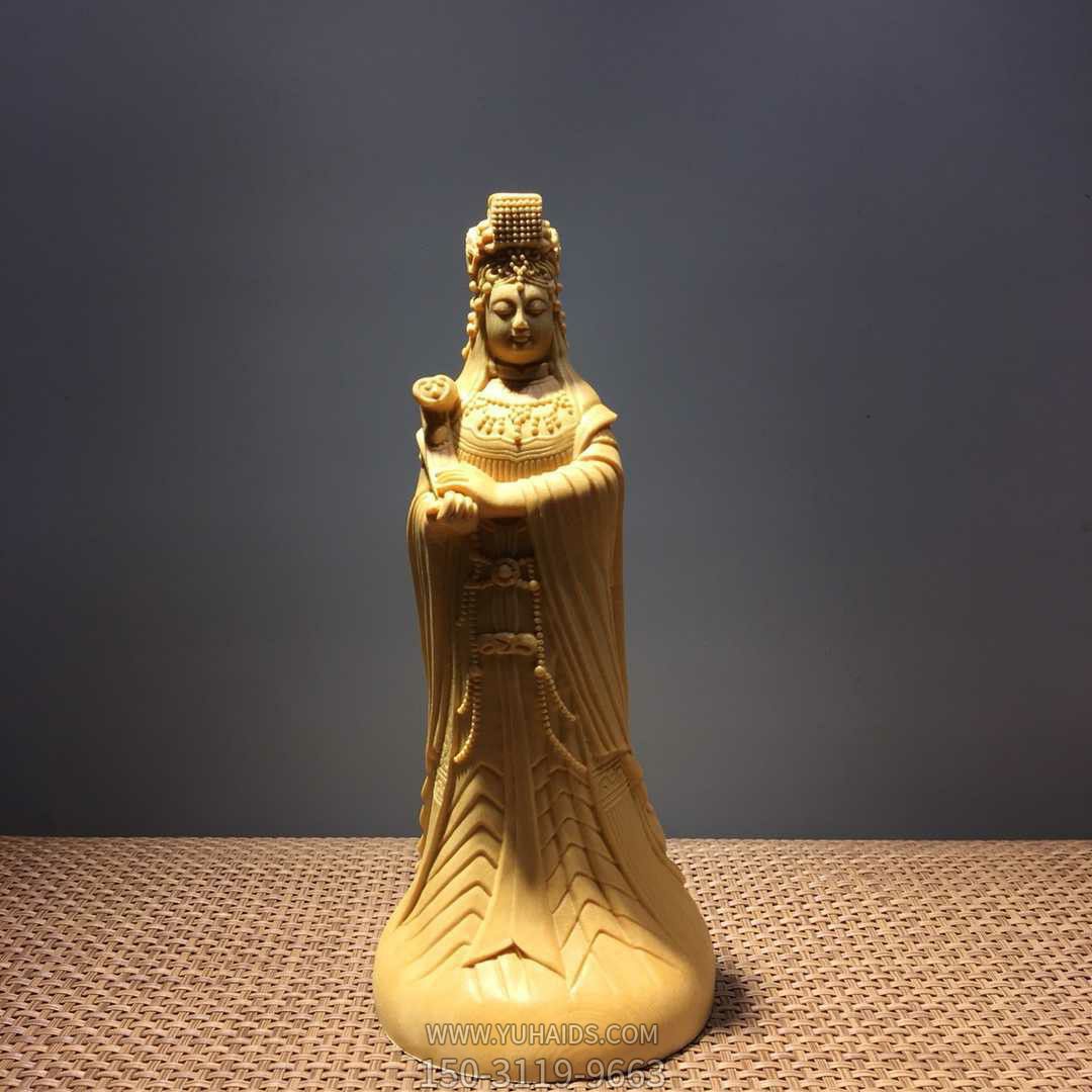 室內黃蠟石石雕小型擺件家用供奉圣母媽祖雕塑 室內黃蠟石石雕小型擺件家用供奉圣母媽祖雕塑