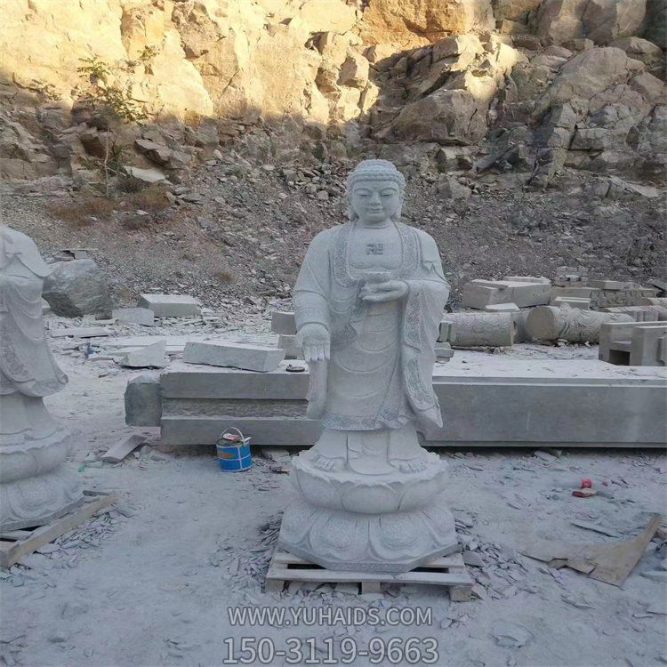 大理石石雕如來(lái)雕塑戶外景區(qū)大型佛像