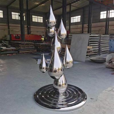 公園景區庭院水景水波紋創意滴水景觀