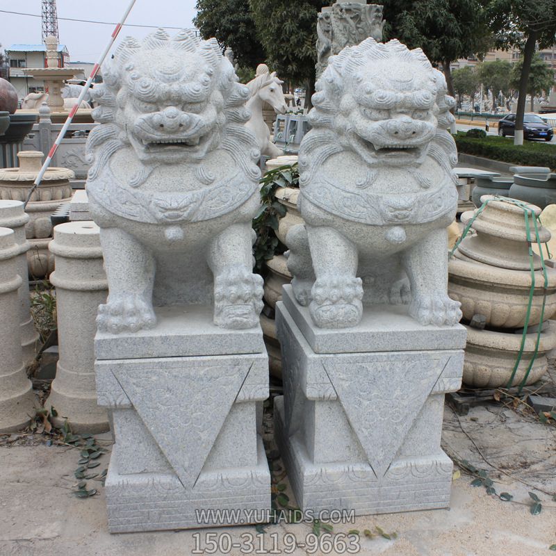 雕塑雕塑 景區(qū)祠堂創(chuàng)意大理石獅子<a href=