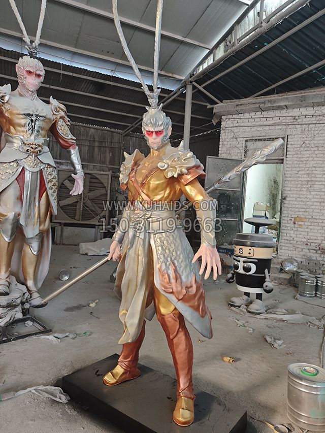 玻璃鋼齊天大圣孫悟空雕塑