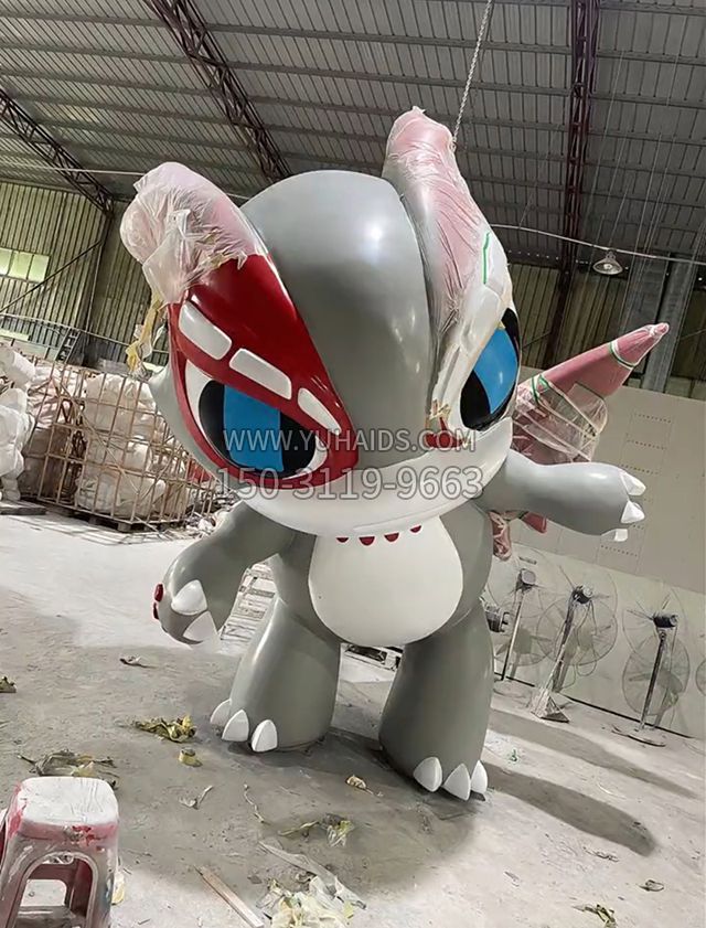 泡沫雕刻卡通動漫人物公仔雕塑