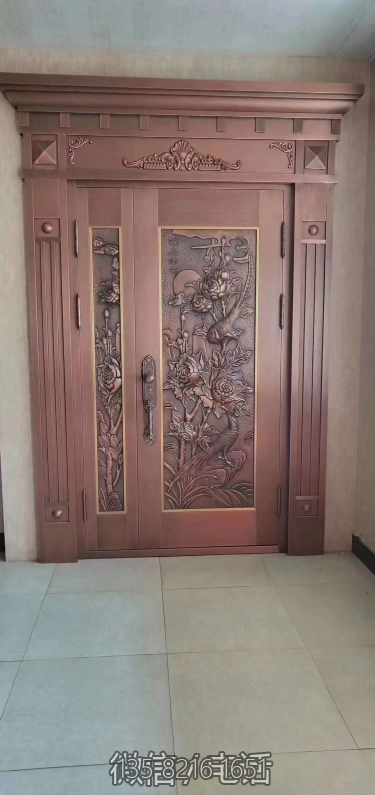 銅門裝飾浮雕畫