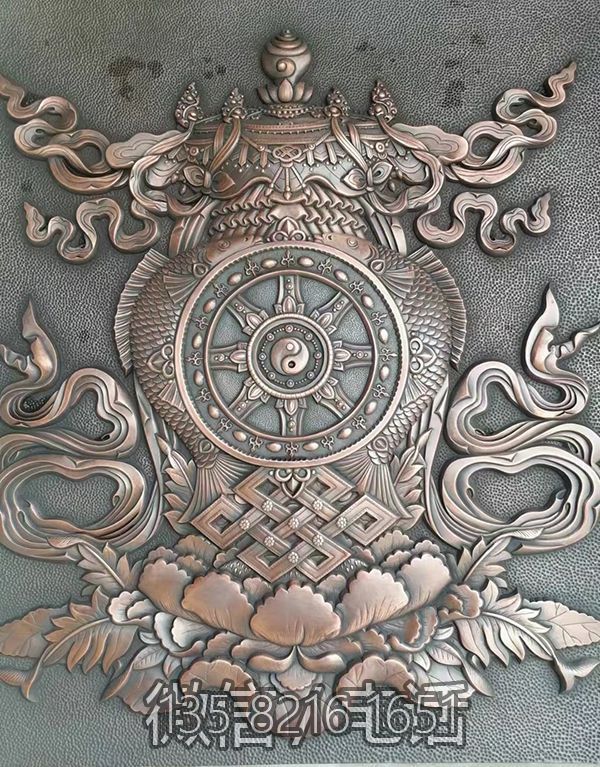 鑄銅浮雕雕刻裝飾畫
