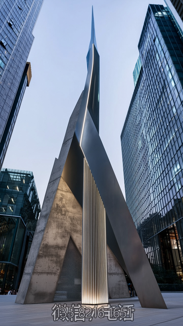 不銹鋼避雷針雕塑