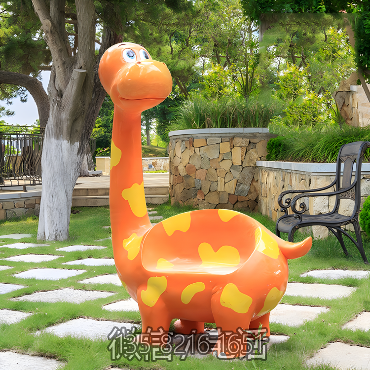 玻璃鋼樹脂景觀游樂場卡通動物恐龍座椅雕塑 玻璃鋼樹脂景觀游樂場卡通動物恐龍座椅雕塑