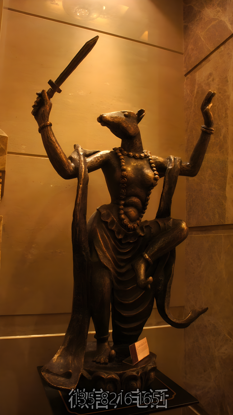 藏族十二生肖動物銅雕