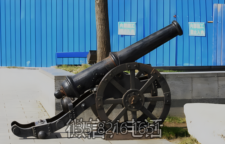 純銅鑄造大炮火炮雕塑