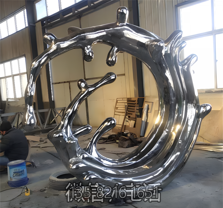 海浪浪花雕塑-公園裝飾不銹鋼鏡面海浪浪花雕塑 海浪浪花雕塑-公園裝飾不銹鋼鏡面海浪浪花雕塑