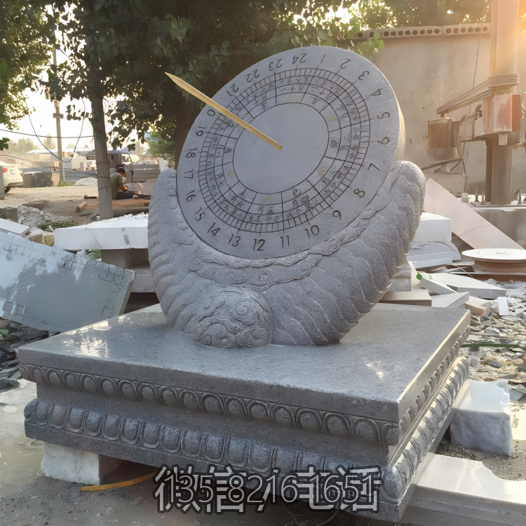 大理石日晷石雕