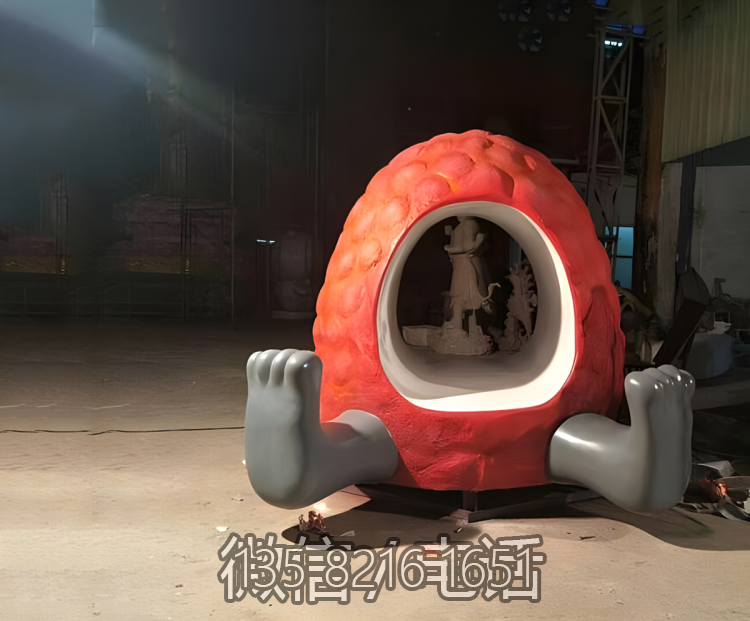 荔枝造型玻璃鋼創意雕塑