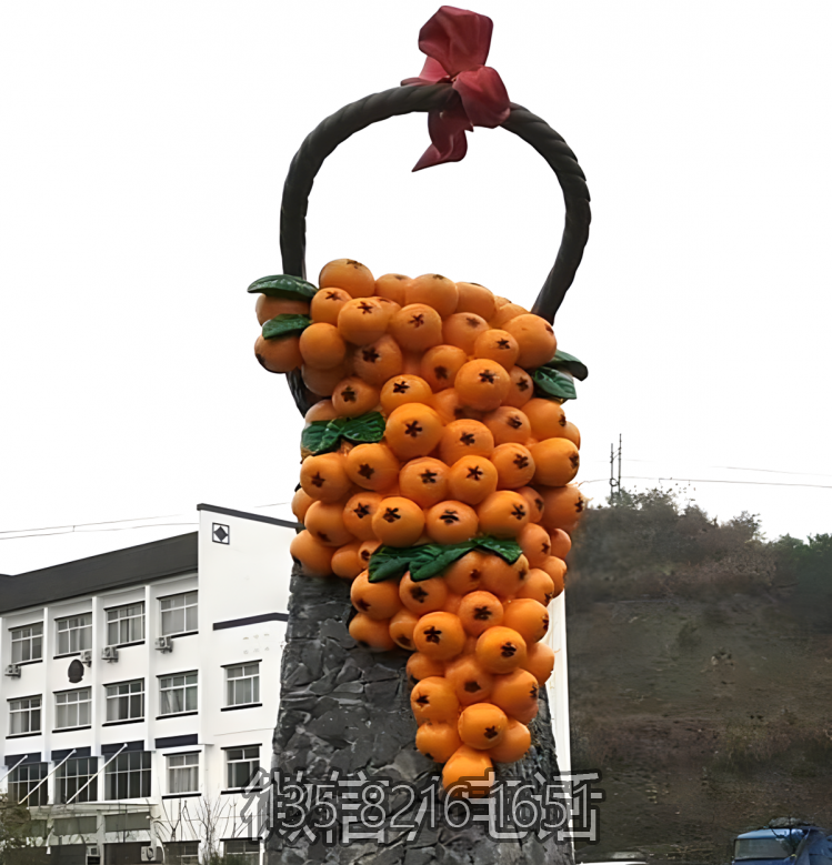 玻璃鋼仿真枇杷雕塑