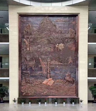 法院法制主題銅浮雕畫