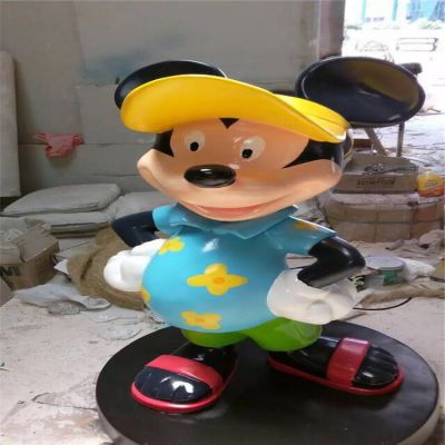 玻璃鋼米老鼠卡通動漫人物雕塑