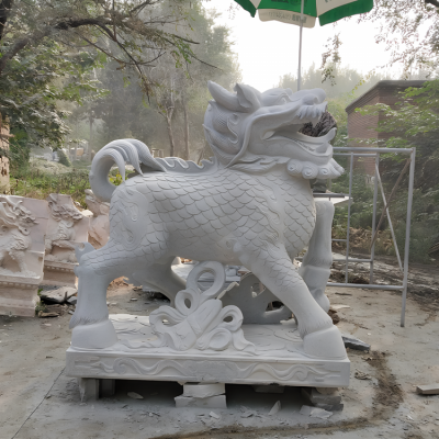 陵園大理石石辟邪動物神獸麒麟雕塑